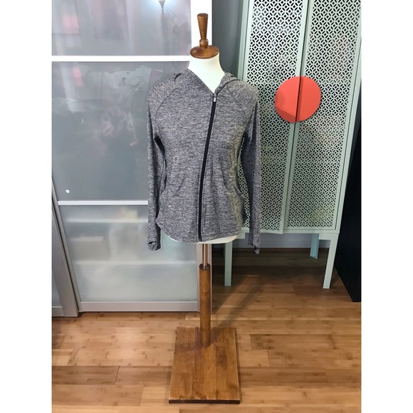 Athleta Jackets & Blazers - Athleta Pacifica Pleated Jacket in Heathered Grey